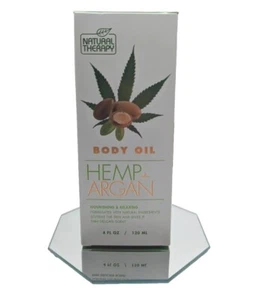 Natural Therapy, Hemp+Argan Body Oil, 4oz, Nourishing & Relaxing, Delicate Scent - Picture 1 of 6