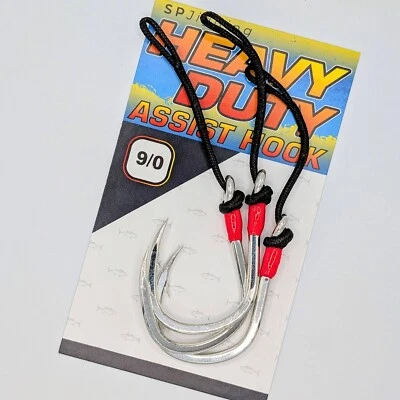 Heavy Duty BKK Assist Hooks - SPJigging (7/0, 9/0) - 250# PE - Image 1 of 3