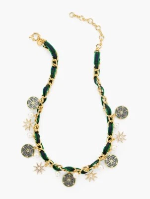 NUEVO CON ETIQUETAS COLLAR TALBOTS NEGRO RELOJ A CUADROS PRECIO DE VENTA SUGERIDO POR EL FABRICANTE 89,50 $ Foto 1 de 4