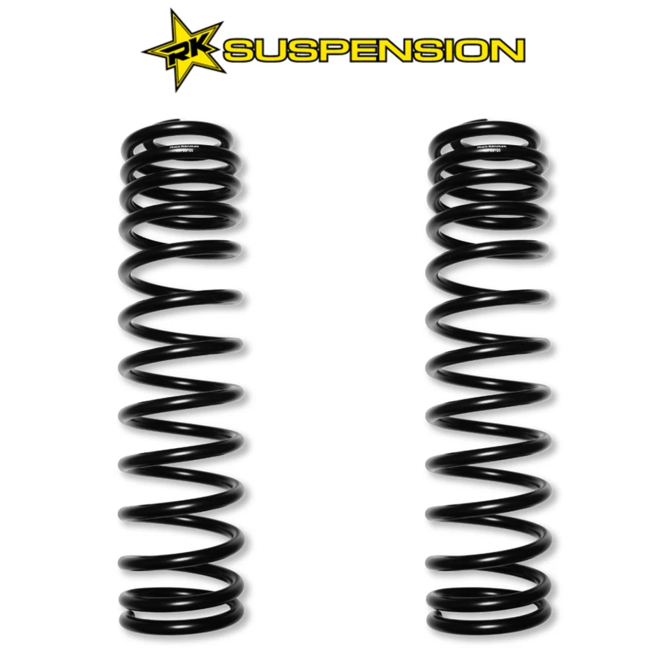 Muelles helicoidales delanteros de triple velocidad Rock Krawler de 4,5 pulgadas para Jeep Wrangler JKU 07-18 Foto 1 de 2