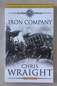 IRON COMPANY Chris Wraight WARHAMMER 40K EMPIRE ARMY PAPERBACK BLACK LIBRARY - Imagen 1 de 3