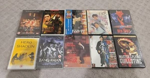 LOT #2 Asian Hong Kong Korea Japan 10 DVD Action Martial Arts Kung Fu Horror - Imagen 1 de 2