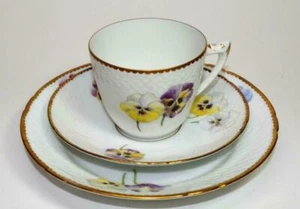 B&G KOPENHAGEN Dänemark STIEFMÜTTER entworfen Olga Alexandrovna Trio Tasse Untertassenteller - Bild 1 von 6