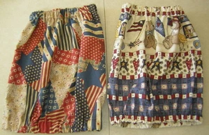 PATRIOTIC BEARS 2 DOG SNOODS COCKER SPANIEL SALUKI DACHSHUND POODLE BICHON FRISE - Picture 1 of 1