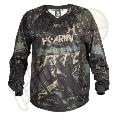 HK Army HSTL Line Paintball Jersey - Jungle Camo - Large ** FREE SHIPPING ** - Image 1 of 3