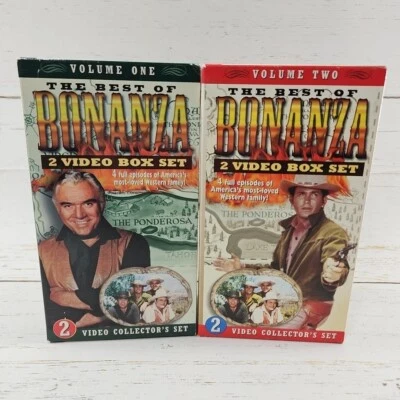 The Best Of Bonanza Volume One Two VHS Tape Landon Video Box Set Sealed - Image 1 of 4