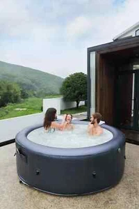 MSpa Whirlpool Carlton 204x204x70cm Schwimmbad Pool Becken Outdoor Aufblasbar - Bild 1 von 7