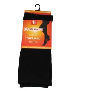 Ladies SK299 Tog 0.5 Winter Thermal Black Tights 140 Denier By Heatguard £4.49 - Picture 1 of 11