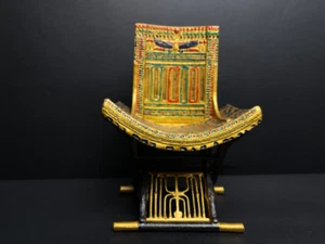 Gorgeous king Tutankhamun Throne with ISIS wings for protection - Picture 1 of 8