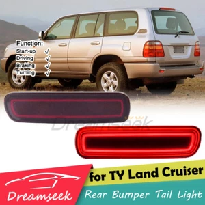 Fanale Posteriore Led Per Toyota Land Cruiser 1998-2007 Riflettore Paraurti Posteriore Con Giro - Foto 1 di 8