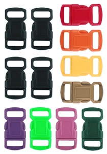 3/8 inch (11mm) 10 Safety Breakaway CAT Collar BUCKLES (18 color choices) - Picture 1 of 27