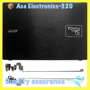 New Acer Aspire F5-573G F5-573 Black LCD Back Cover Top Case Rear Lid + Hinges - Picture 1 of 2
