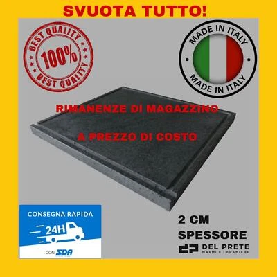 PIETRA LAVICA per Barbecue REFRATTARIA FORNO OLLARE  2cm TUTTE LE MISURE 2 cm   - Immagine 1 di 3