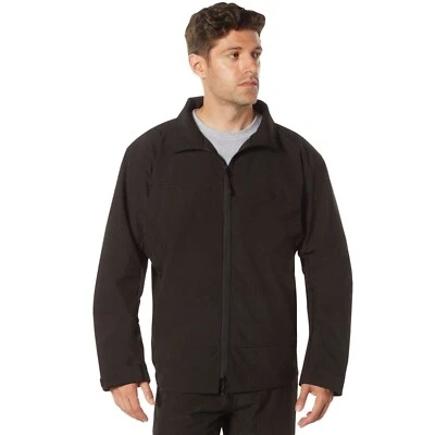 Chaqueta negra Covert Ops oculta de transporte suave - Chaqueta CCW resistente al agua Foto 1 de 4