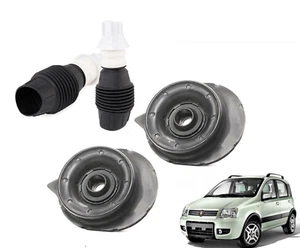 KIT 2 SUPPORTI AMMORTIZZATORI ANTERIORI + TAMPONI PER FIAT PANDA 169 DAL 2003 - Foto 1 di 4