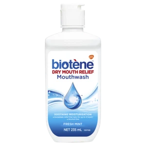 Biotene Dry Mouth Relief Mouthwash 235mL - Fresh Mint Soothing Moisturisation - Picture 1 of 3