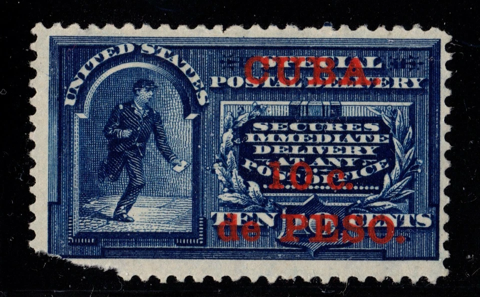 E5 Special Delivery overprint United States mint no gum - Image 1 of 2