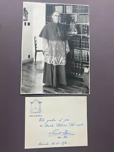 VICENTE MARCHETTI ZIONI (†2007) Bischof Brasilia Autogramm signiert Konvolut - Bild 1 von 1