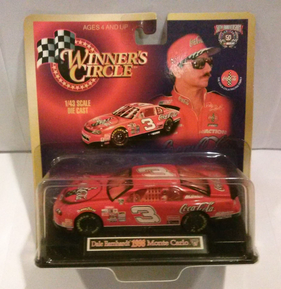 Coca Cola NASCAR--Dale Earnhardt # 3--Monte Carlo-- Winner's Circle 1998 - Image 1 of 1