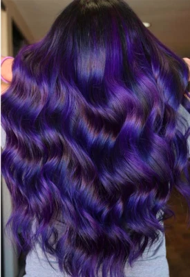 QiXi Japanese style Semi Permanent Hair Color Cream  Ammonia bule violet blonde - image 1 of 4