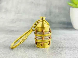 Vintage Handmade Nautical Decorative Ring -Solid Brass Key chain Maritime Gift - Picture 1 of 7