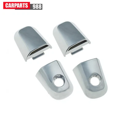 Cubierta de manija de puerta exterior cromada delantera/trasera para Mitsubishi Pajero Sport L200 Foto 1 de 4