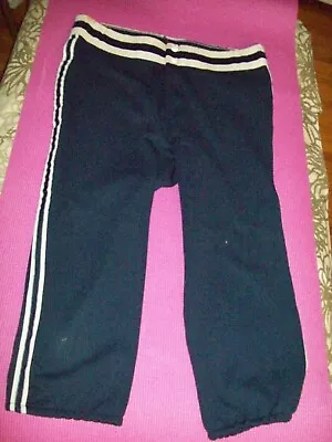 Pantalones de béisbol/softbol para hombre L grandes azul marino con rayas blancas 38 W x 23 L majestuosos  Foto 1 de 3