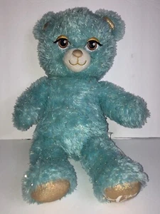 Build a Bear Disney Aladdin Princess Jasmine Blue Gold Sparkle Bear 16" - Picture 1 of 6