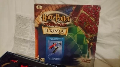 Harry Potter Chamber Of Secrets Trivia Board Game - Quidditch Figures - Complete - Image 1 of 4