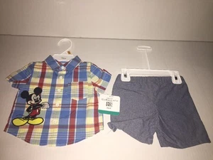 Brand New- Disney Baby Mickey Mouse 2PC Set Boys (Size 3-6 Months) - Picture 1 of 4