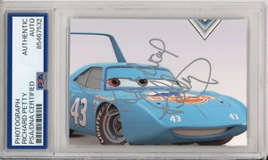 RICHARD PETTY NASCAR DISNEY CARS SIGNED PHOTO AUTOGRAPHED PSA DNA CERTIFIED COA - Picture 1 of 2