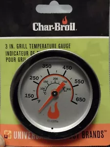 CharBroil Grill Thermometer Fits 3/8" Universal Temp GUAGE & Marinade INJECTOR - Picture 1 of 11
