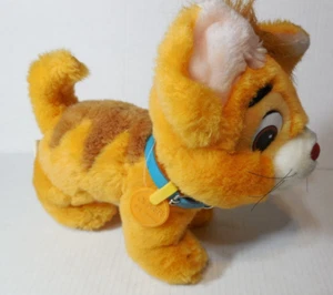 Vintage Disney's OLIVER & Company Movie Orange Cat Figure Plush 1988 Sears - Picture 1 of 14