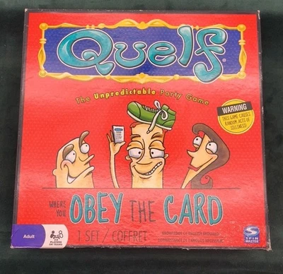 2010 Quelf Obey The Card Family Party Game ~ 100% completo - Imagem 1 de 4
