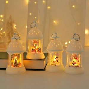 LED Weihnachtslaterne Licht - Warmes Leuchten Weihnachtsdekoration für Zuhause & Party - Bild 1 von 10