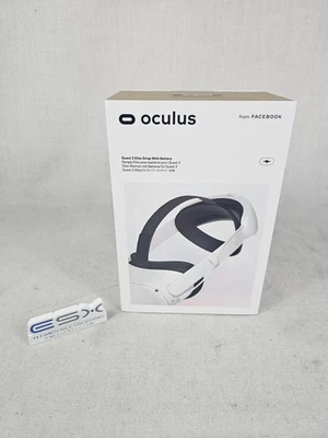 Oculus Meta Quest 2 Elite Strap with Battery, VR headset extended battery