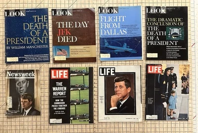 Vintage 1960's Look / Life Magazine Lot 9 RFK JFK Kennedys Tobacco Ads Ephemera - Image 1 of 4