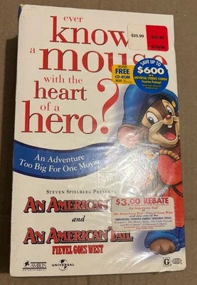 2 PACK 1991 An American Tail Double Feature VHS Special Limited Edition Movies - Image 1 of 4