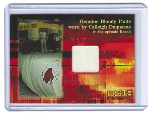 CSI Miami Series 2 - COSTUME CSIMS2-C3 EMILY PROCTER Bloody Pants - Foto 1 di 2