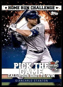 2022 Topps Baseball #HRC-23 Giancarlo Stanton Home Run Challenge UNUSED - Picture 1 of 2