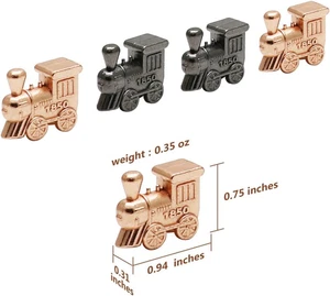 Marcadores de Tren para Dominó de Tren Mexicano Juego de 8-4 Colores Individuales Di... - Imagen 1 de 12