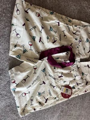 Nautical Ladies Flannel Pajama Pants. Size Medium - Image 1 of 3