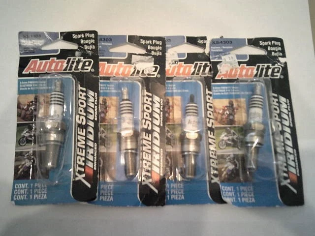 4 bujías deportivas Autolite XS4303 Iridium Xtreme nuevas Foto 1 de 1