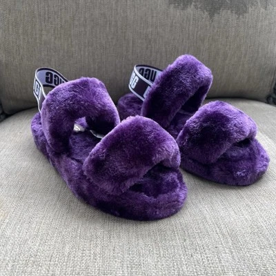 Zapatillas Ugg Fluff Yeah púrpura talla 9 Foto 1 de 4