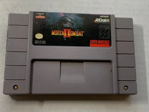 Mortal Kombat II: (Super Nintendo, SNES 1994) Auténtico, Probado y Funcionando** - Imagen 1 de 5