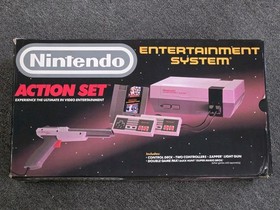 Nintendo originale scatola vuota solo NES Action Set 1988 senza console/schiuma