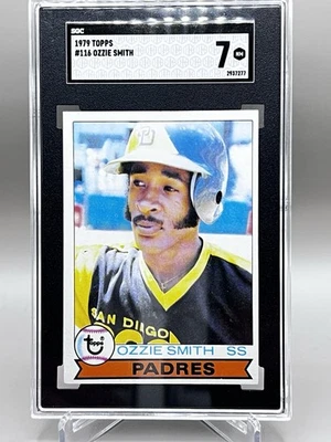 OZZIE SMITH SAN DIEGO PADRES ROOKIE #116 1979 TOPPS SGC 7-Neat Mint! NICE CARD! - Image 1 of 2