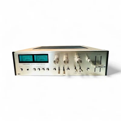 Amplificador estéreo integrado plateado realista SA-2000 años 70 vintage FUNCIONA LEER Foto 1 de 4