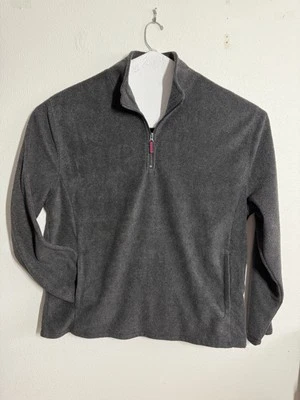 Saddlebred Men's Fleece 1/4 Zip Up Long Sleeve Pullover Jacket Gray - Size XL - Image 1 of 4