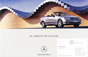 2004 Mercedes Benz CLK320 CLK500 CLK55 AMG German Sales Brochure Catalog - Picture 1 of 1